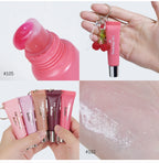 Hydrating Lip Gloss with Keychain for On-the-Go Shine