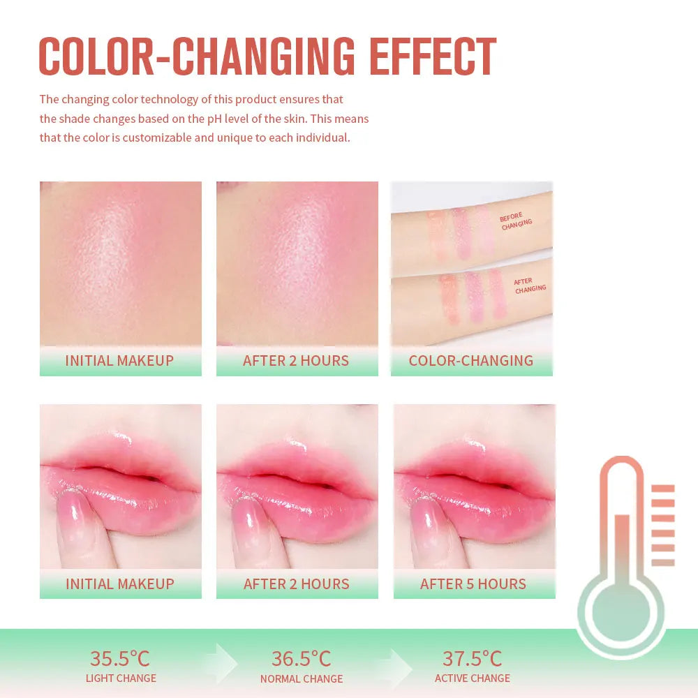 Tinted Moisturizing Blush Stick for Cheeks and Lips
