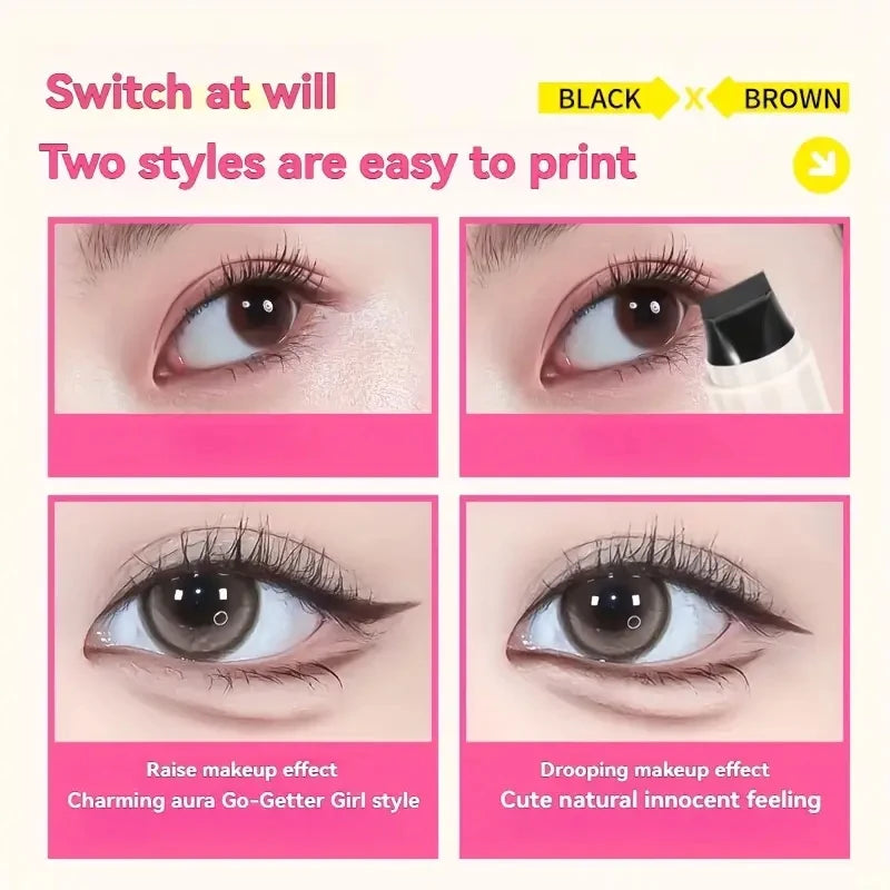 PAZT Integrated Winged Eyeliner Stamp Waterproof Liquid Eye Pen - 8