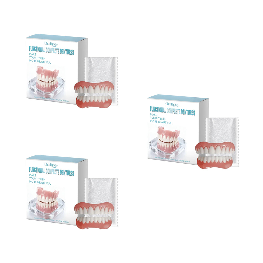 Cosmetic Denture Set for Instant Smile Improvement