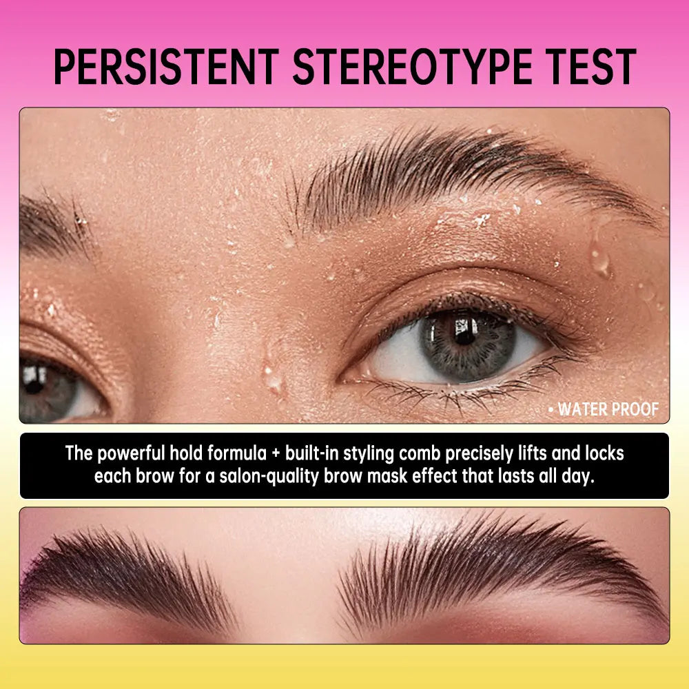 Long-Lasting Brow Lamination Gel for Defined Brows - 5