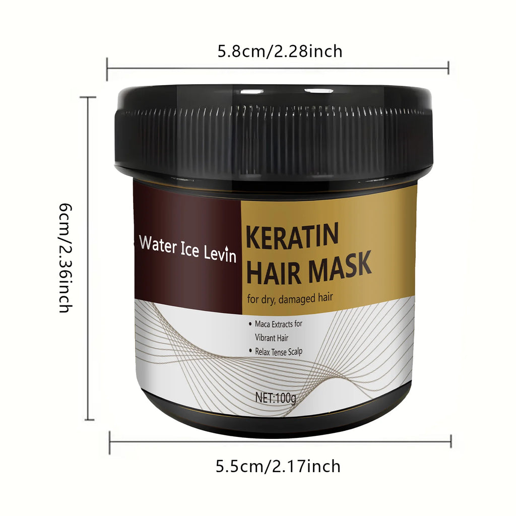 Keratin Hair Mask 100g Repair Treatment for Damaged Frizzy Hair