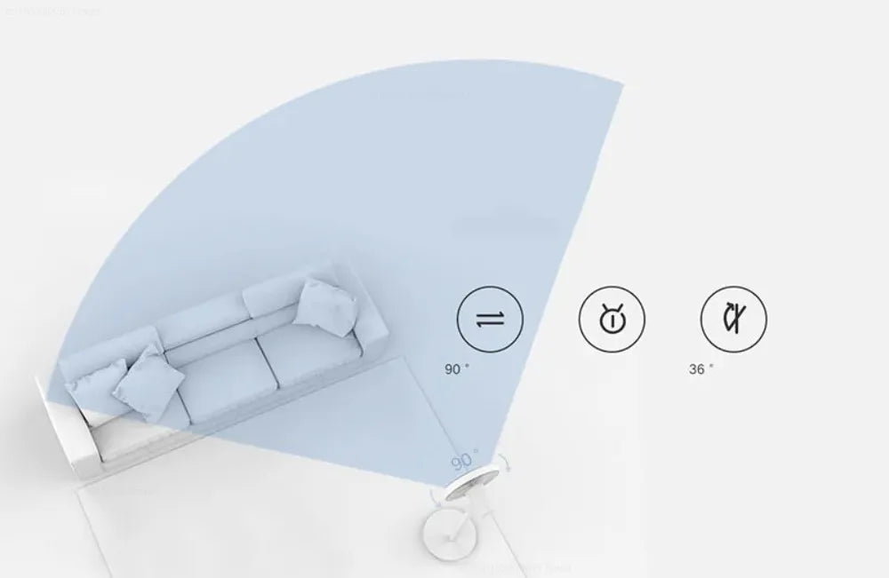 Mijia Smart Standing Fan Air Circulator App Controlled Electric Fan - 14