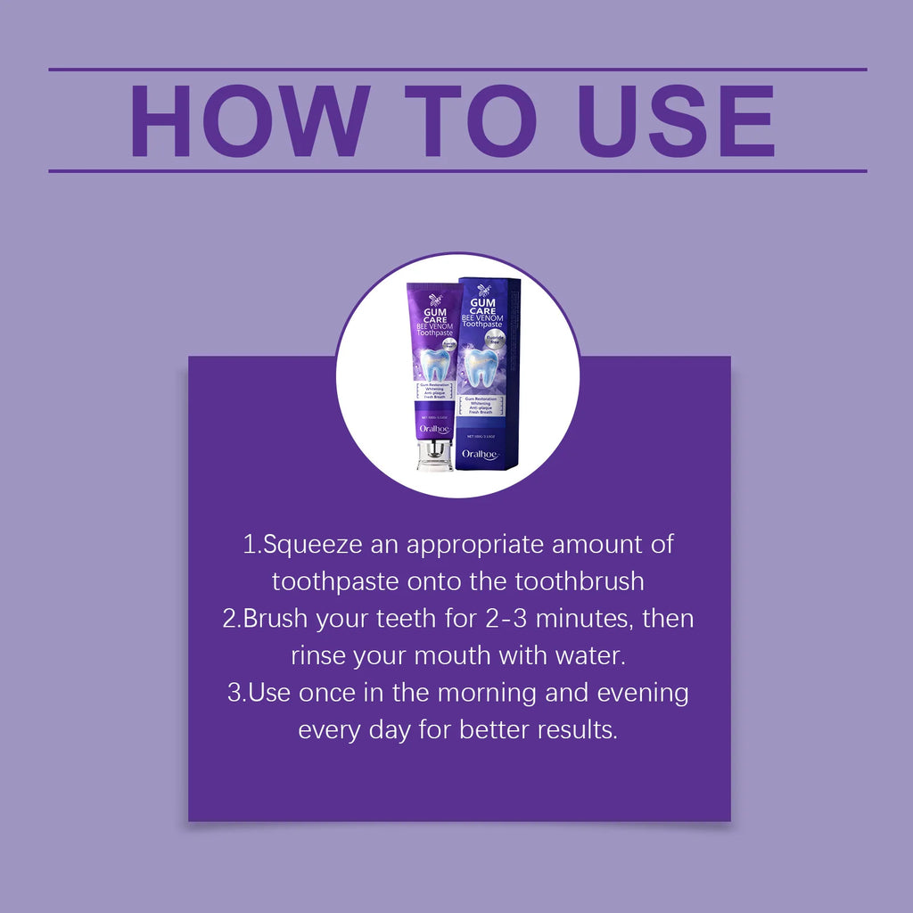 Bee Venom Gum Care Whitening Toothpaste