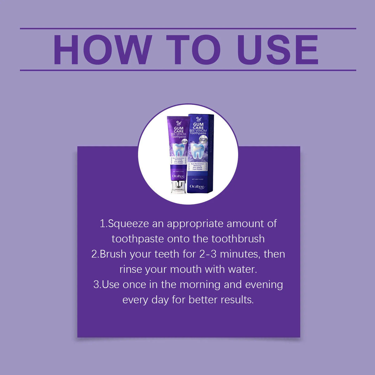 Bee Venom Gum Care Whitening Toothpaste
