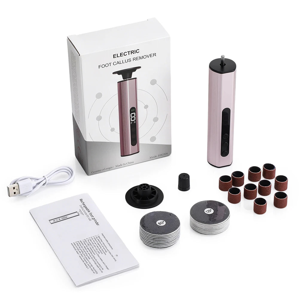 Electric Foot Callus Remover with 9 Speed Settings
