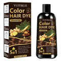 5-in-1 Herbal Hair Dye Shampoo for Grey Hair Coverage 100ml