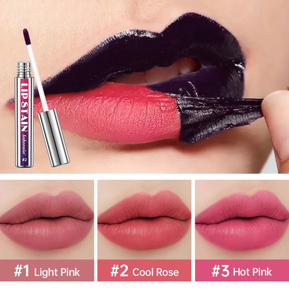 Long-Lasting Peel-Off Lip Stain Matte Tint