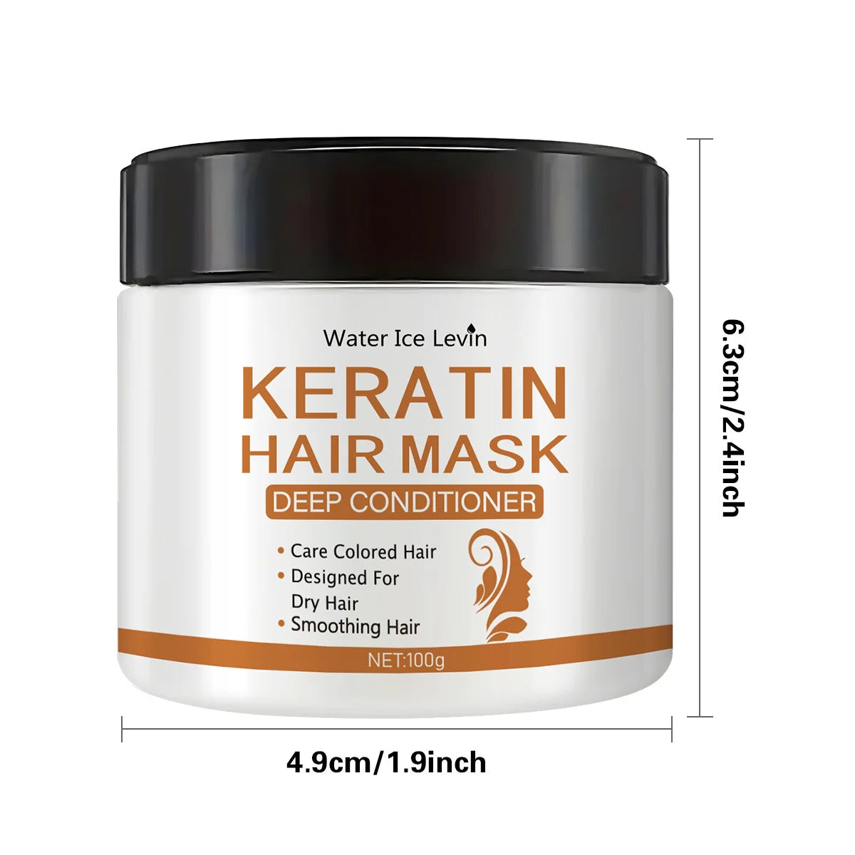 Keratin Hair Mask Deep Conditioning Treatment 100g - 7