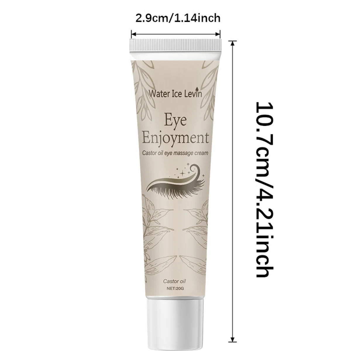 Water Ice Levin Castor Oil Eye Cream Anti Wrinkle Firming Treatment - 6