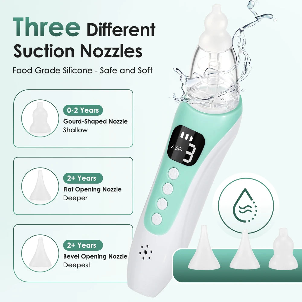 Electric Baby Nasal Aspirator with Lullabies - 3
