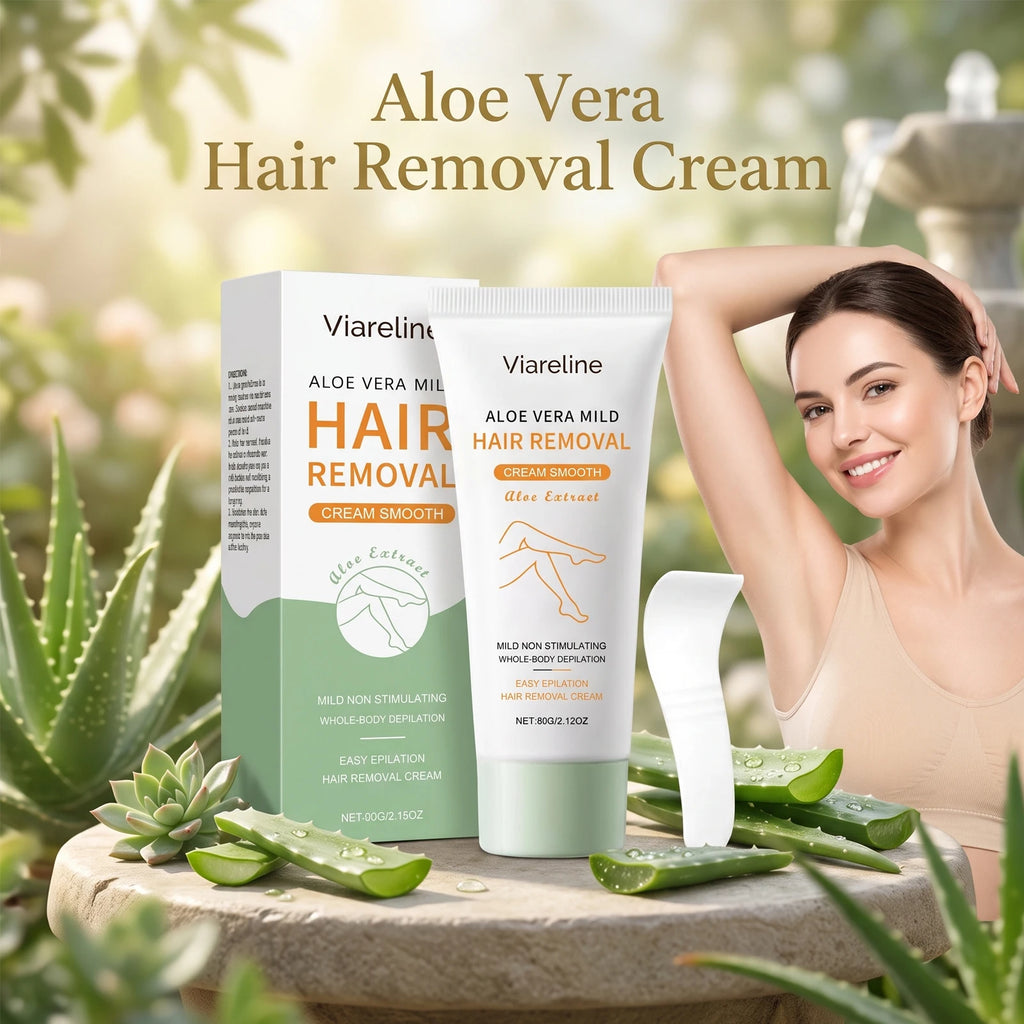 Painless Aloe Vera Hair Removal Cream for Whole Body