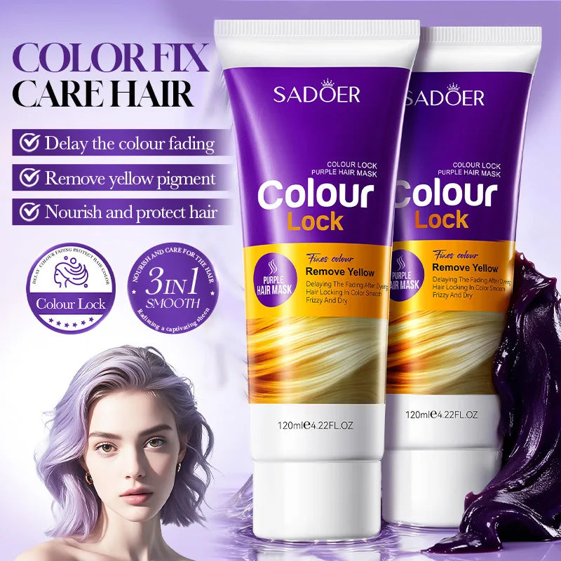 Hoegoa Purple Tea Tree Hair Mask Moisturizing Treatment 100g - 12