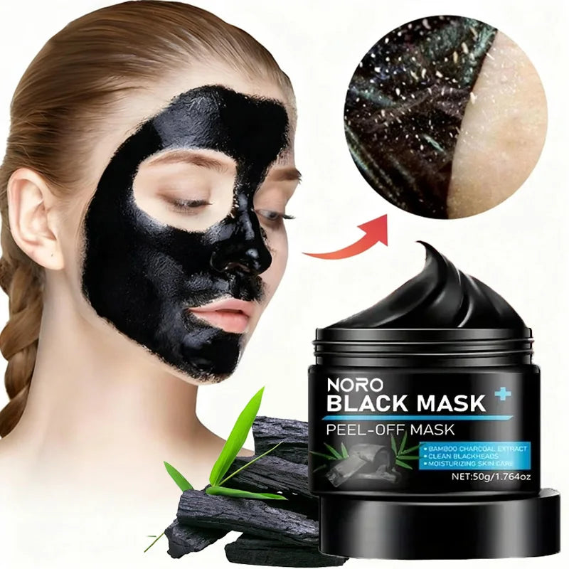 Noro Bamboo Charcoal Peel Off Facial Mask for Deep Pore Cleansing