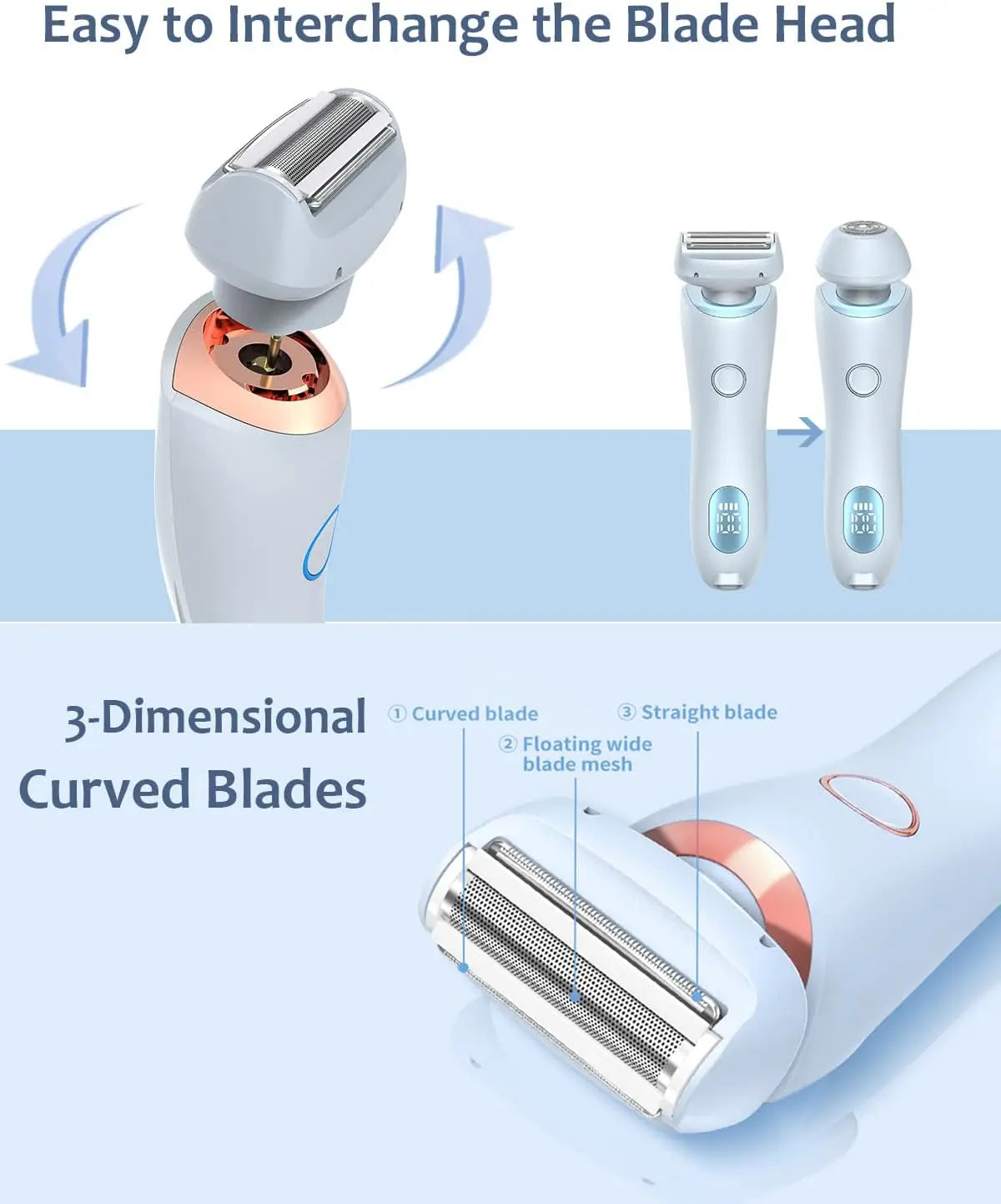 Painless Electric Hair Remover for Women