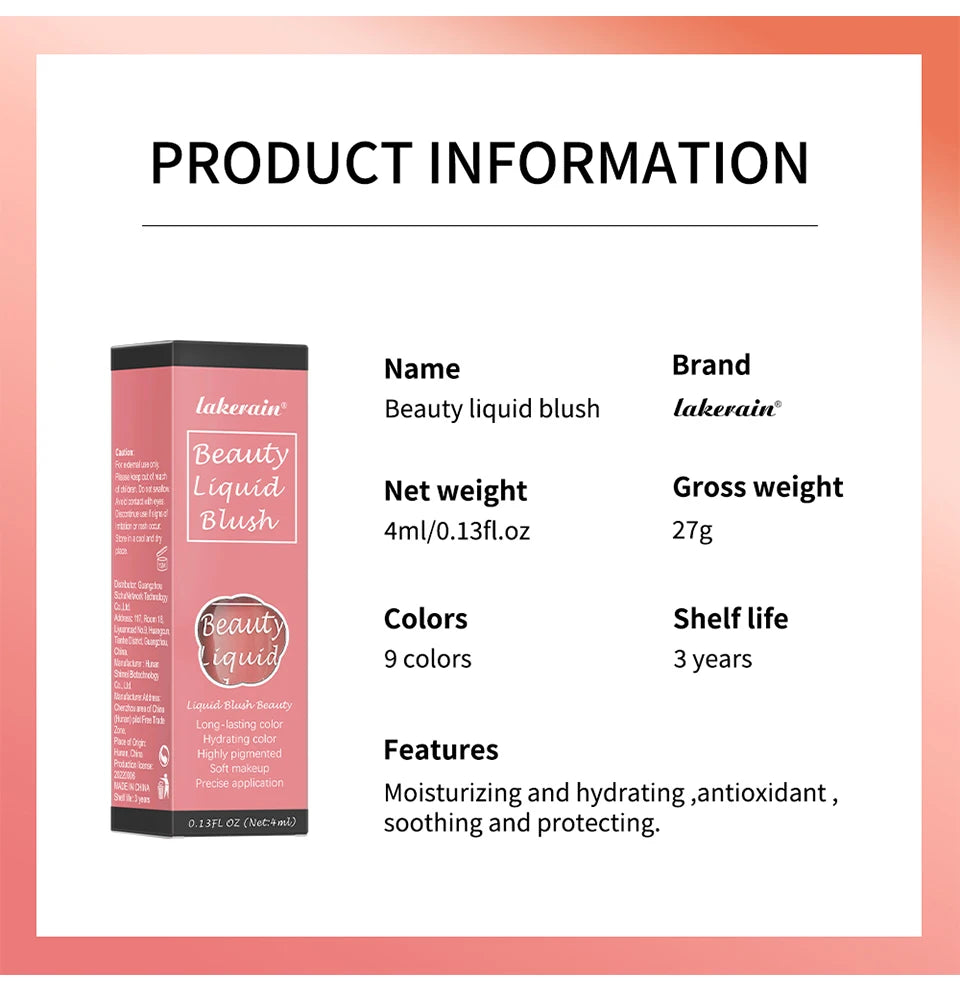 Long-Lasting Liquid Blush for Natural Glowing Makeup - 17