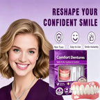 Comfort Fit Cosmetic Silicone Dentures for Natural Smile