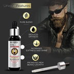 Guanjing Beard Growth Oil Natural Organic Men Beard Conditioner 60ml