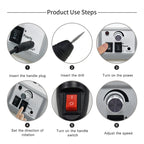 Electric Nail Drill Professional Manicure Pedicure File Set
