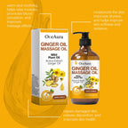 Ginger Massage Oil for Muscle Relief and Skin Nourishment