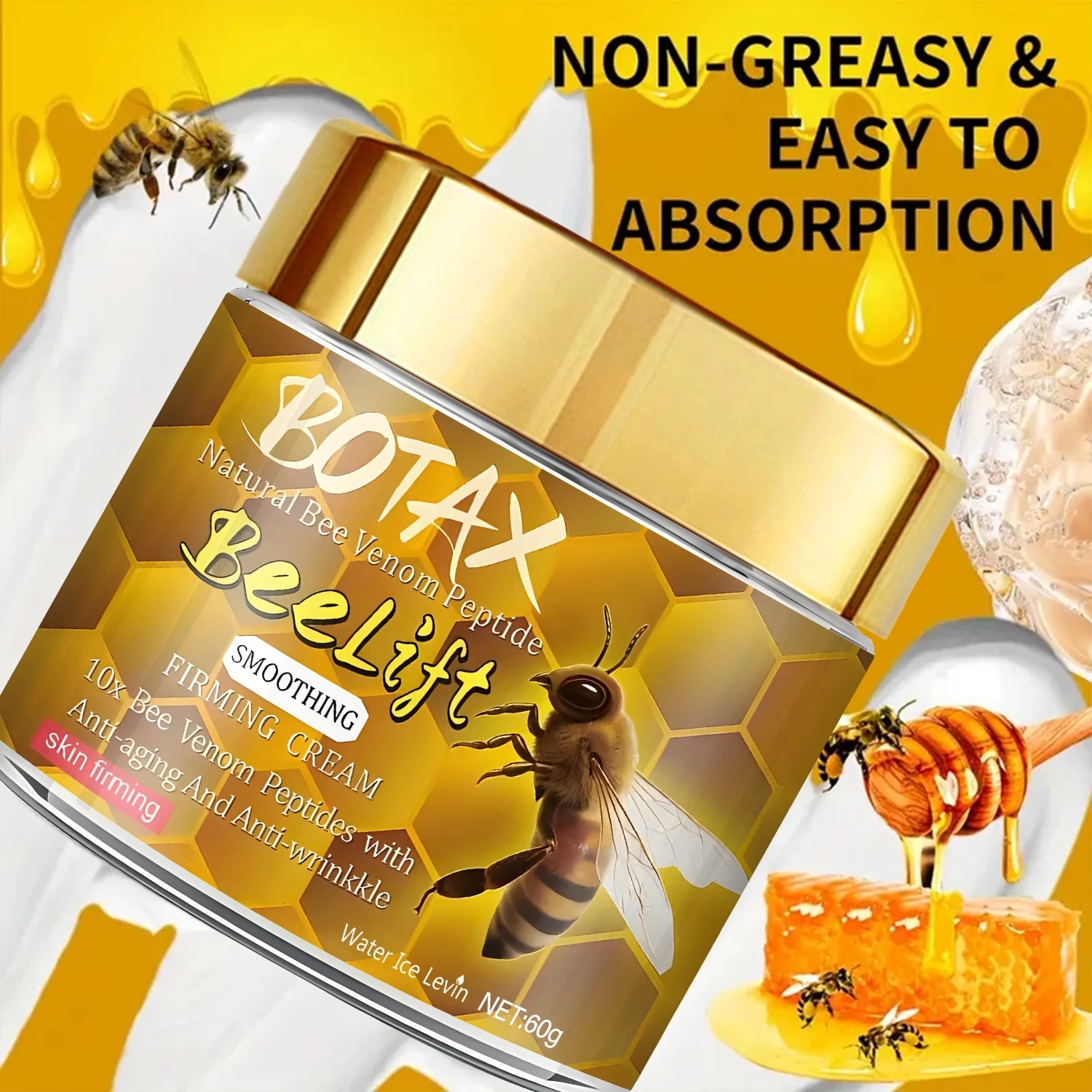 Botax Bee Venom Peptide Face Cream Anti Aging Firming Moisturizer - 4
