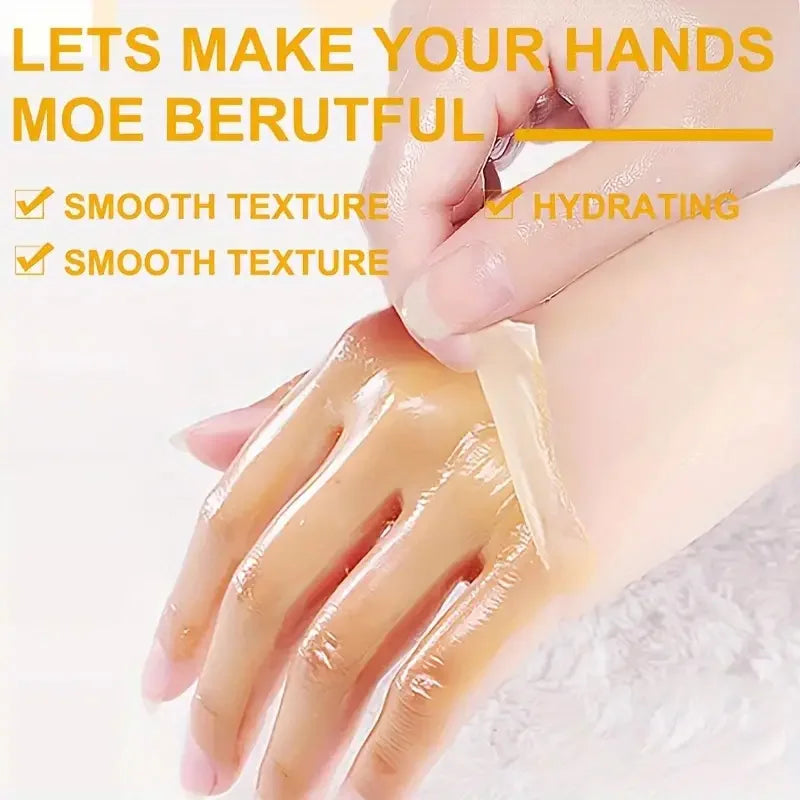 Honey Bee Venom Hand Wax Mask Moisturizing Exfoliating Treatment 60g