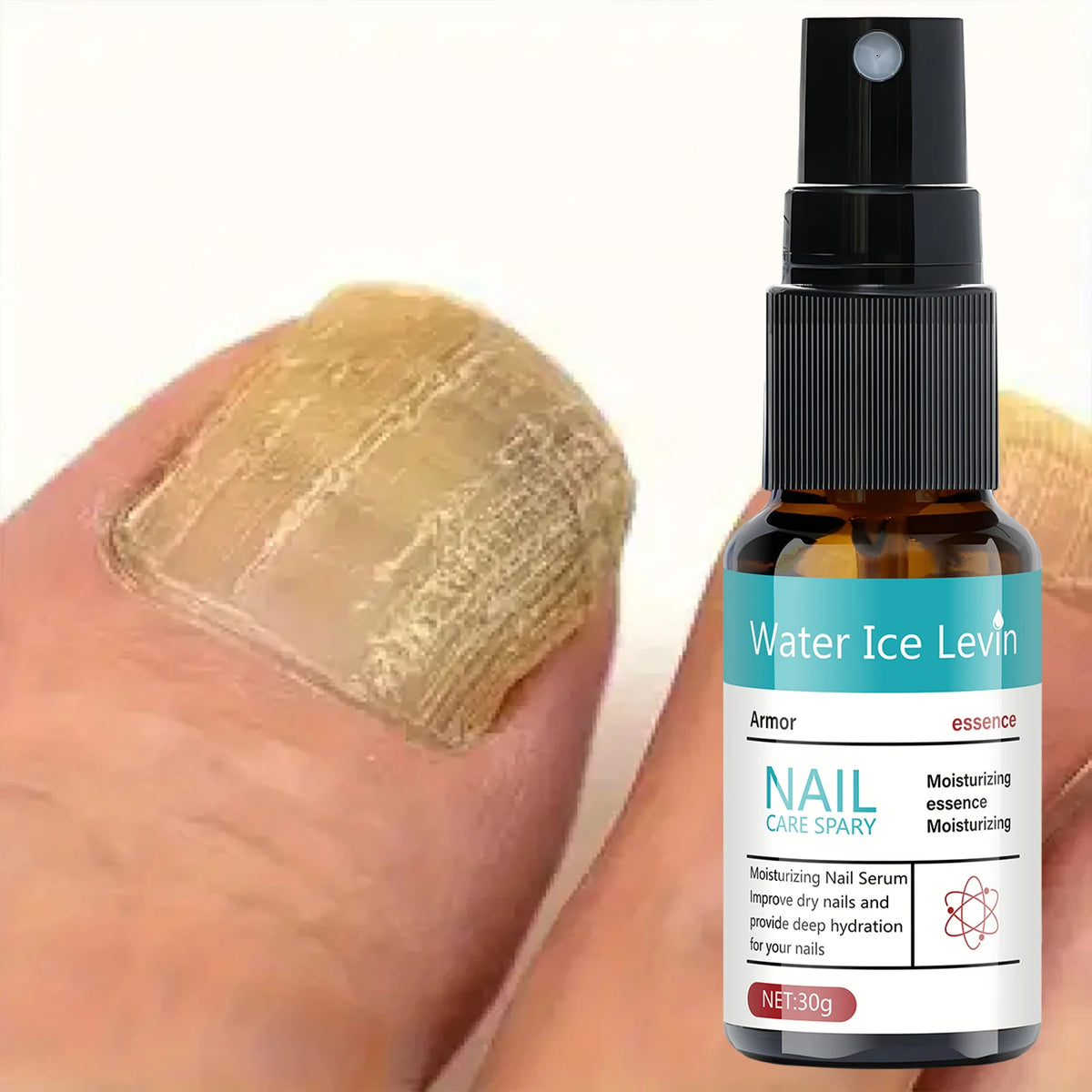 Hydrating Nail and Cuticle Serum Spray for Dry Brittle Nails