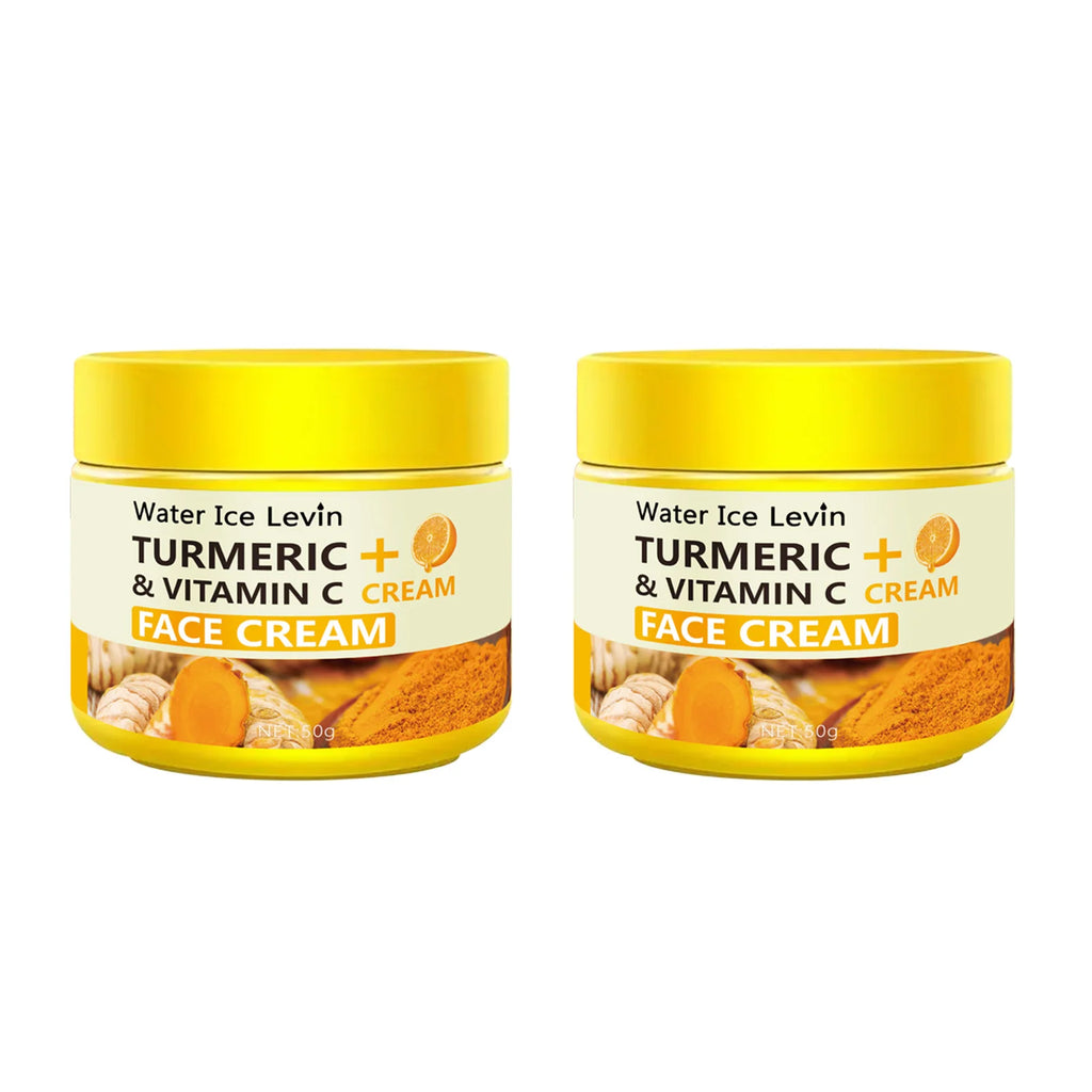 Turmeric and Vitamin C Face Cream Brightening Moisturizer for Glowing Skin