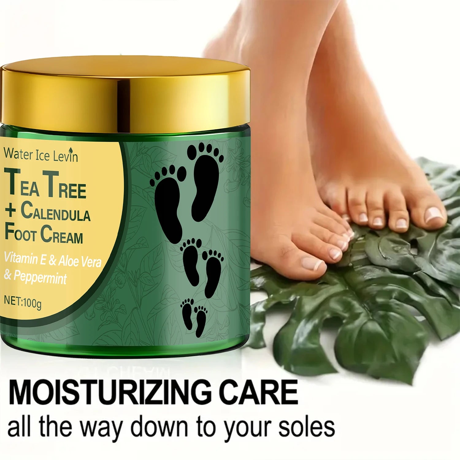 Tea Tree and Calendula Foot Cream Moisturizing Heel Repair Treatment - 5