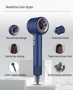 SenCiciMen 1600W Professional Hair Dryer Ionic Styling Blow Dryer