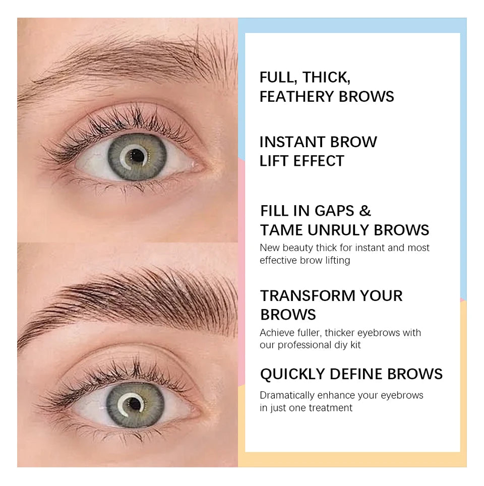 Professional Eyebrow Lamination Kit for Fuller Thicker Brows
