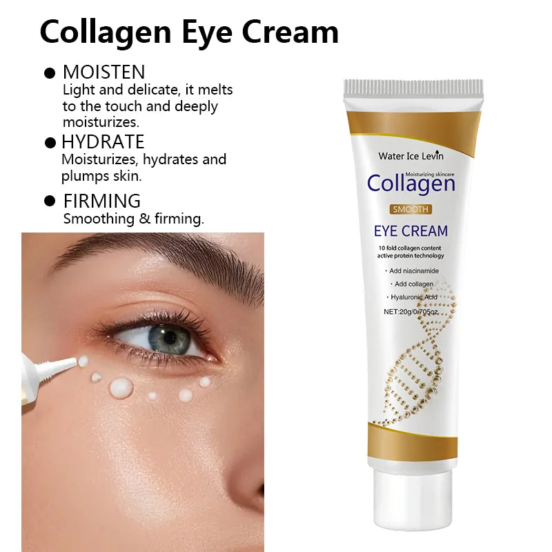 Collagen Eye Cream Anti Aging Serum for Dark Circles and Puffiness - 4