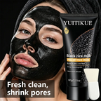 YUITIKUE Black Rice Milk Peel Off Face Mask Deep Cleansing Facial Mask