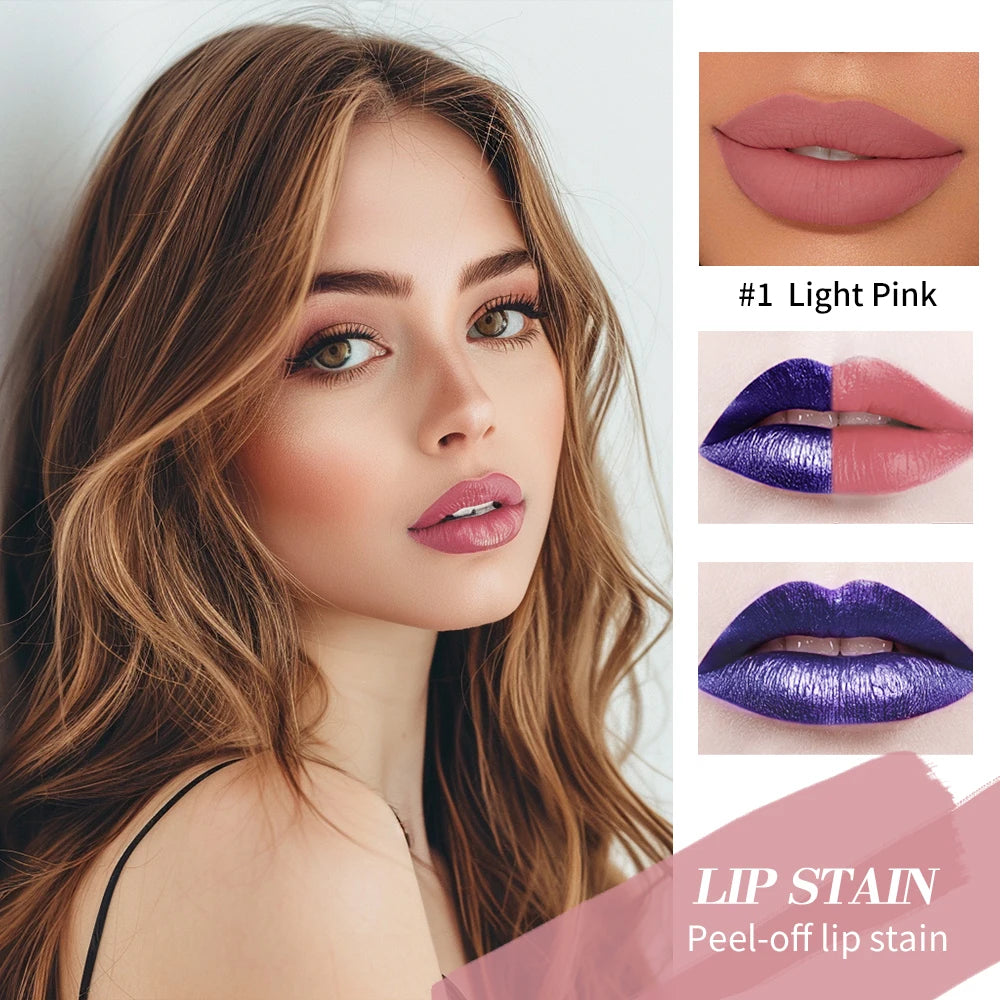 Long-Lasting Waterproof Peel-Off Lip Stain