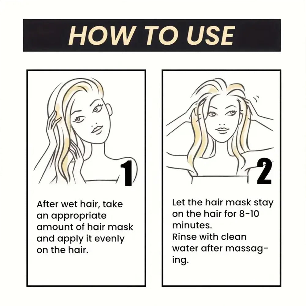 Keratin Hair Mask Deep Conditioning Repair Treatment for Damaged Hair