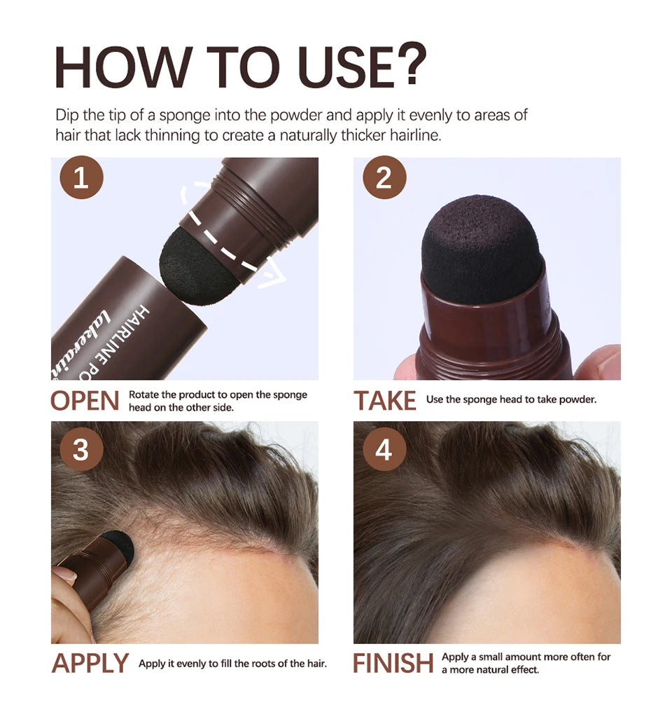 Waterproof Hairline Shadow Powder for Root Concealing - 16