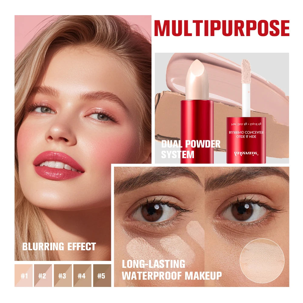 2-in-1 Blurring Concealer and Stick for Flawless Coverage