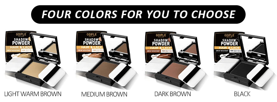 Goiple Hair Shadow Powder Hairline Filler and Gray Root Concealer