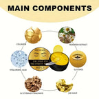 24K Gold Eye Mask Anti Aging Collagen Patches for Dark Circles and Bags