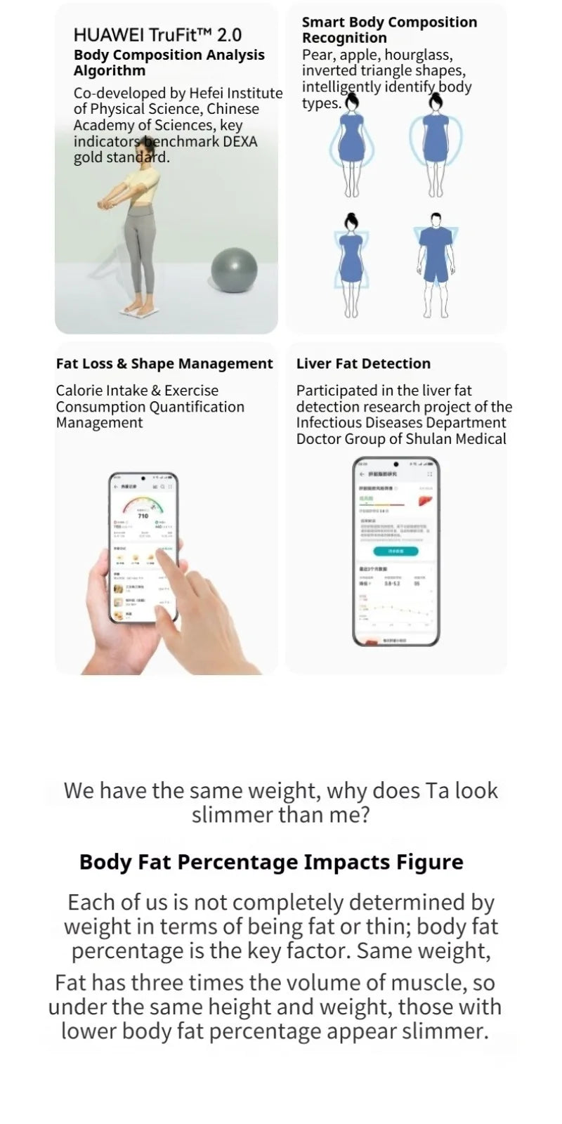 Huawei Body Fat Scale 3 Pro Smart Electronic Digital Weight Balance - 9