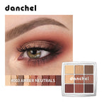 9-Color Professional Eyeshadow Palette Matte and Shimmer