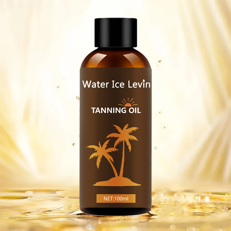 Water Ice Levin Hydrating Tanning Oil for Smooth Radiant Skin 100g