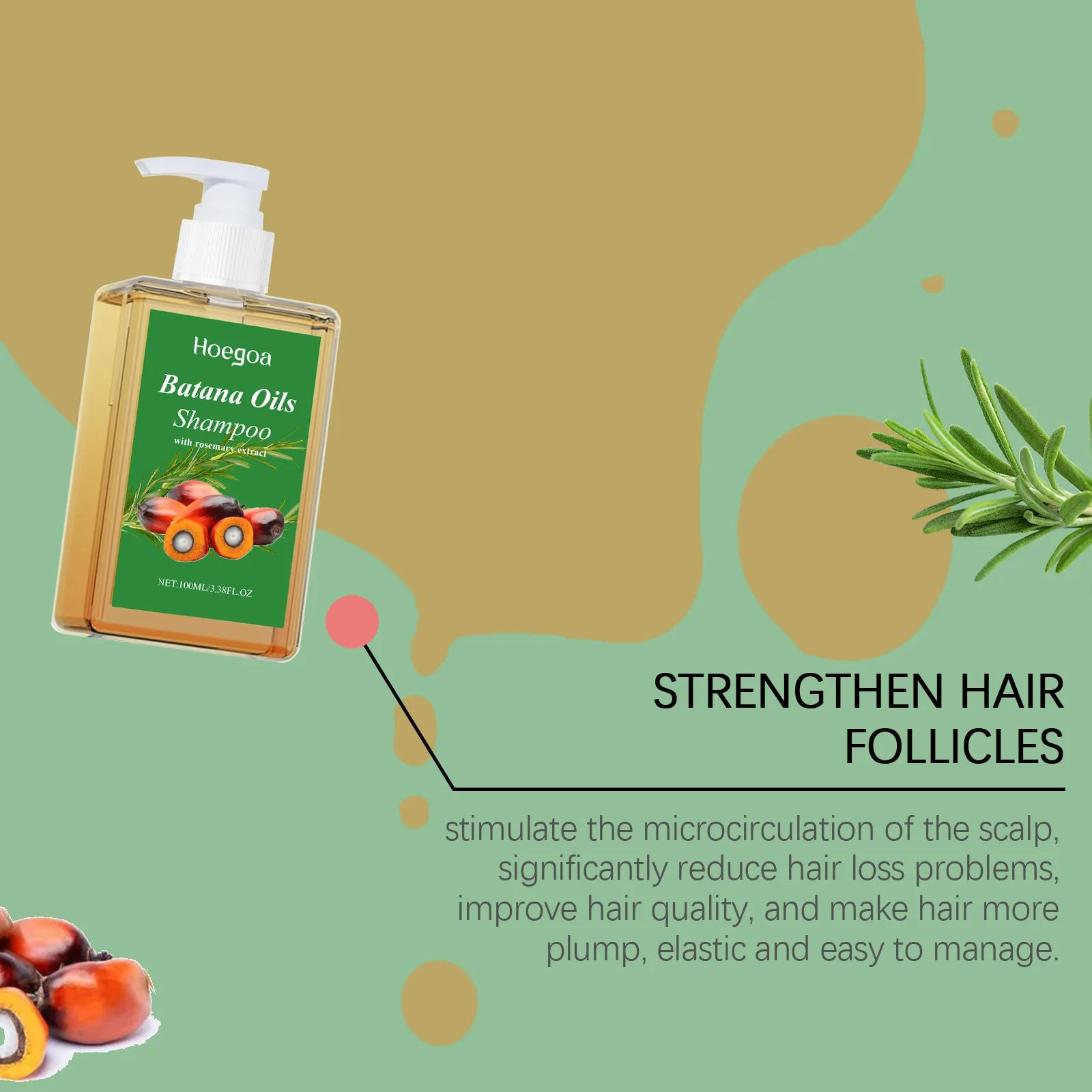 Batana Oil Hair Growth Shampoo for Damaged Hair Repair - 11