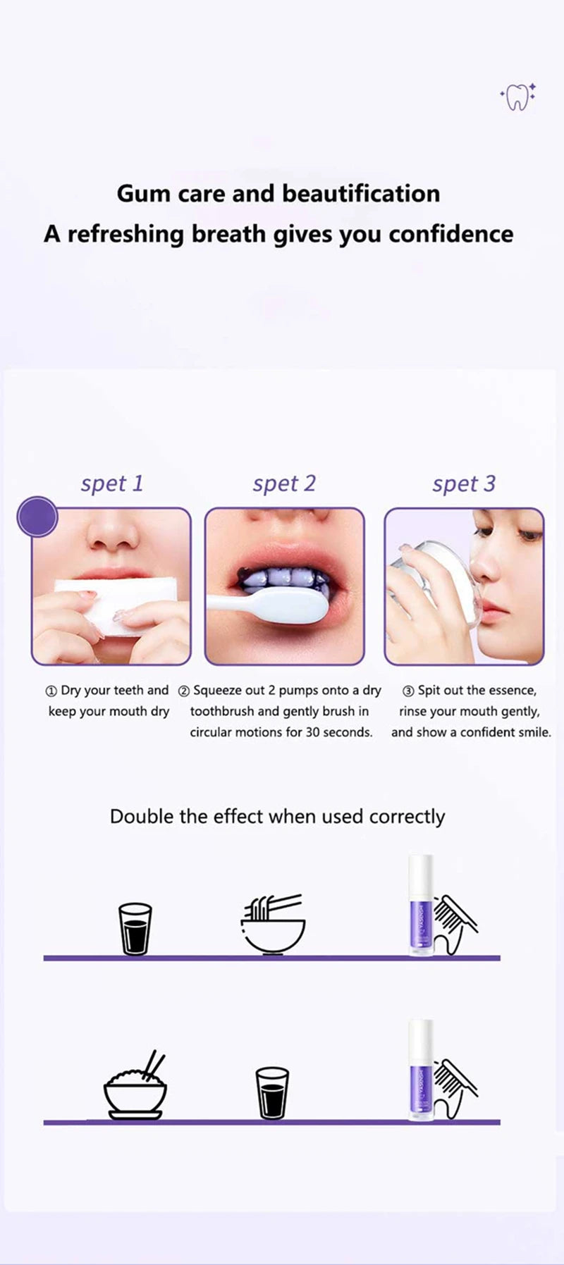 Brightening Teeth Whitening Foam for Oral Hygiene and Stain Removal - 18