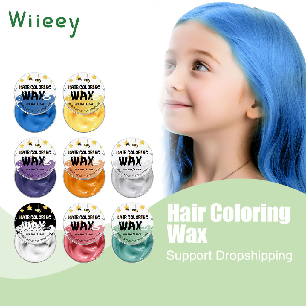 Temporary Hair Color Wax for Kids Parties