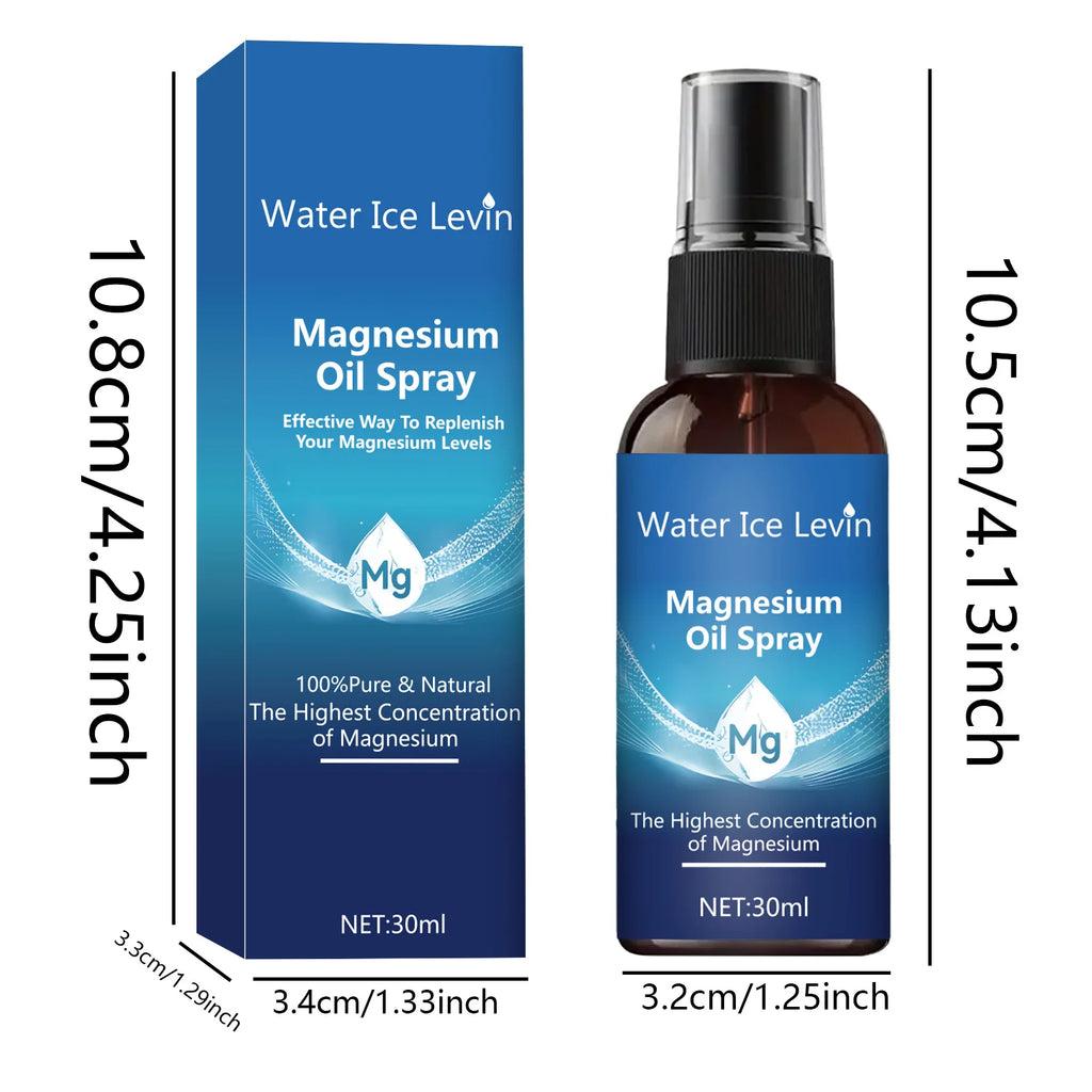 Magnesium Oil Spray Moisturizing Body and Face Massage Serum 30ml