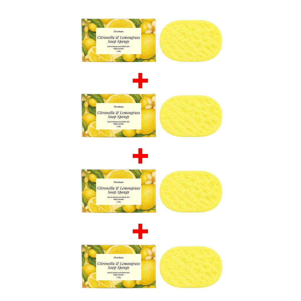 Exfoliating Bath Sponge for Daily Body Cleansing and Skin Refreshing