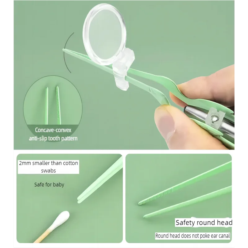 LED Light Ear Wax Removal Tool Kit for Adults and Children - 4
