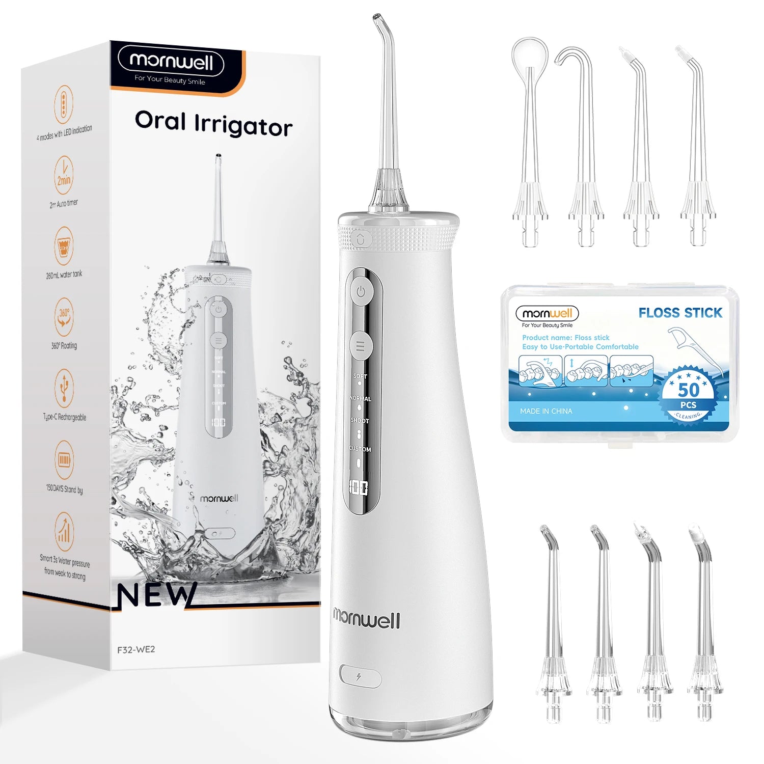 Portable Cordless Water Flosser for Teeth Cleaning and Gum Health - 17