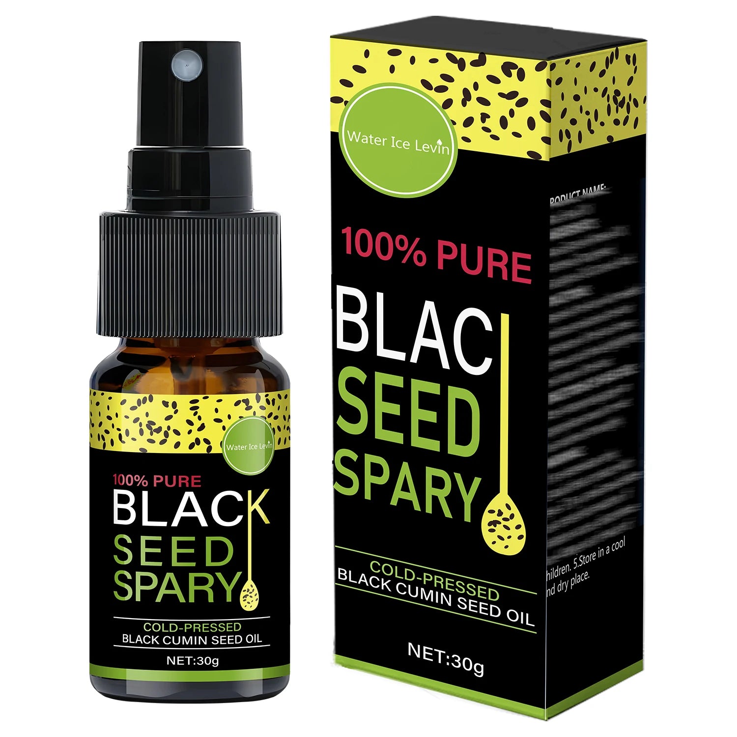 Pure Black Seed Oil Hair Spray Cold Pressed Nourishing Treatment - 14